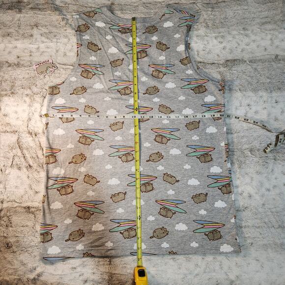 Pusheen The Cat Limited Edition Gray Tank Top Size Small - Picture 6 of 6